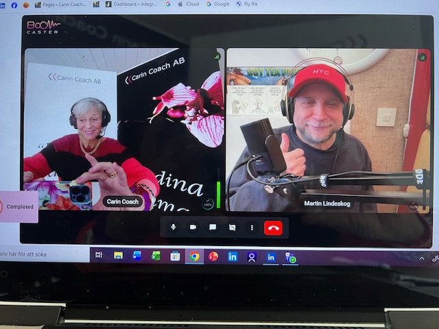 Carin Coach & Martin poddare i Online studion