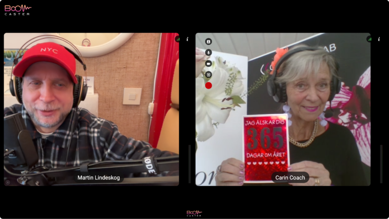 Martin Lindeskog, Carin Bladh poddar online 2026